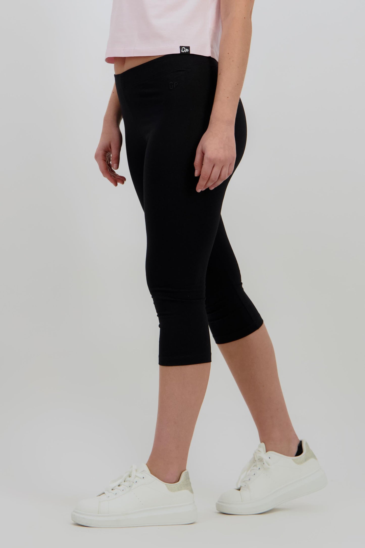 Women 3 quarter Cotton Spandex leggings