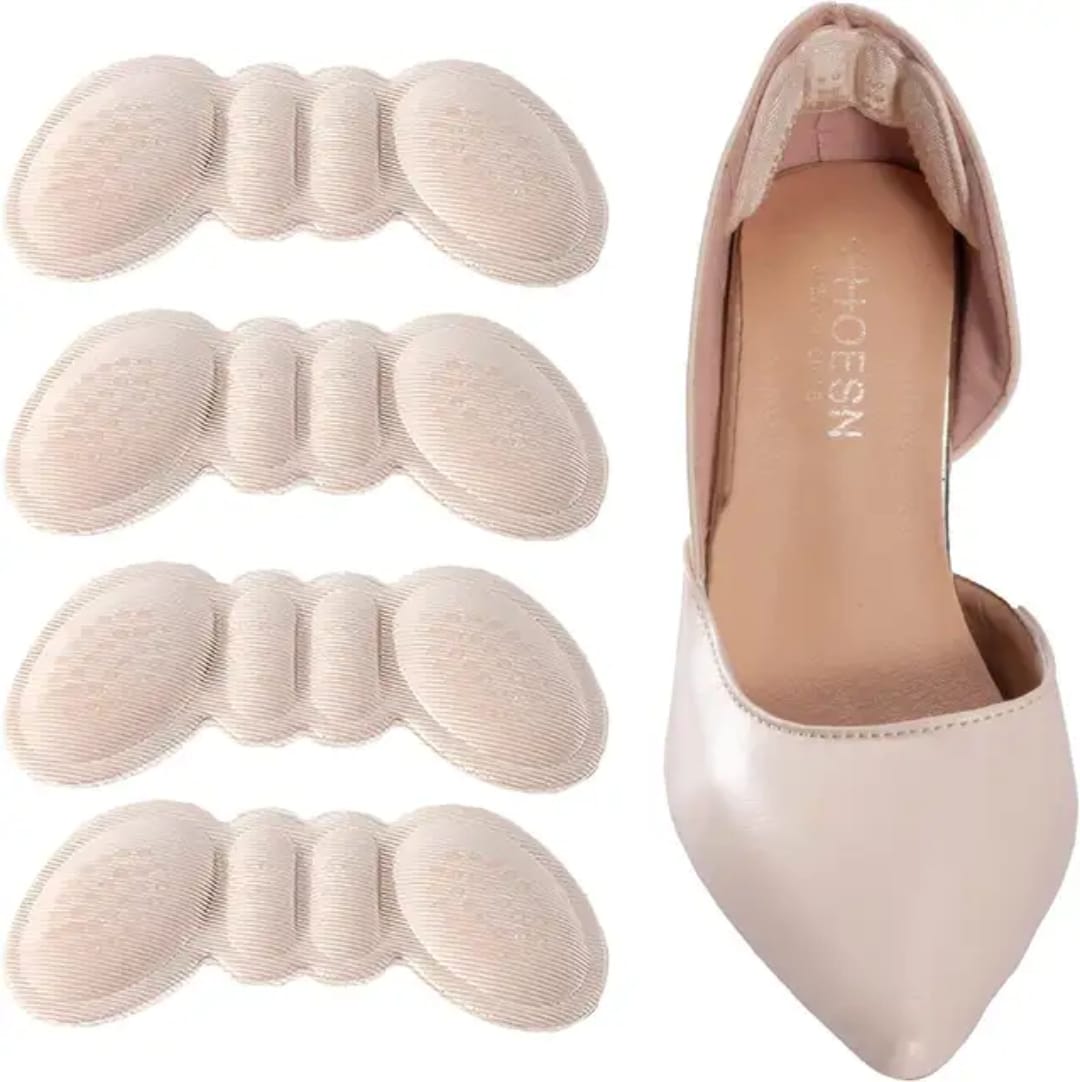 2Pcs Butterfly Silicone Gel Heel Pads