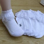 Kids Lace Princess Cotton Socks - Image 4