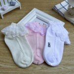 Kids Lace Princess Cotton Socks - Image 2